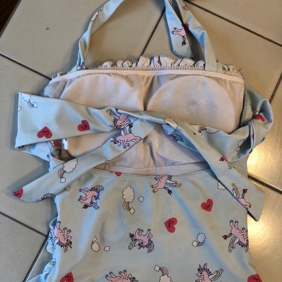 Blue Pegasus One Piece Swimsuit Size M - Picture 4 of 5